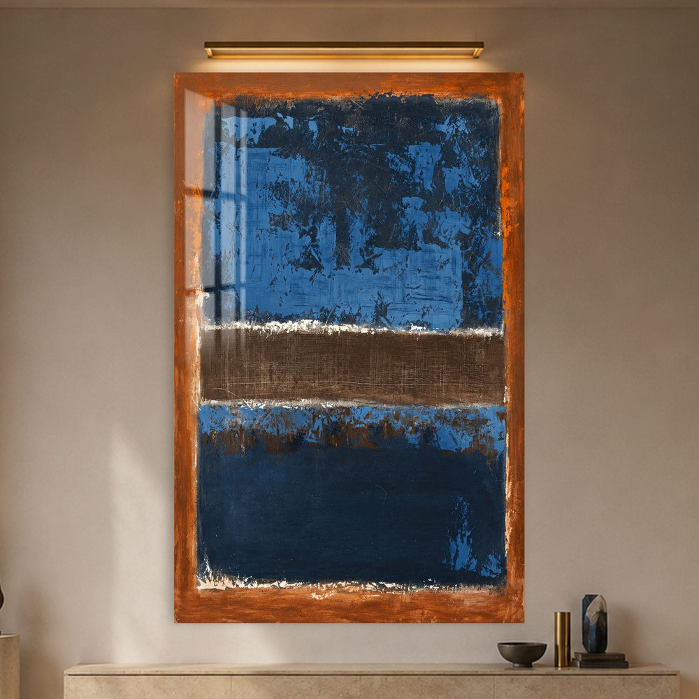 Artronauts Glass Print Midnight Horizon Glass Wall Art