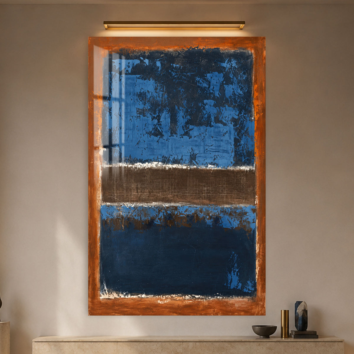 Midnight Horizon in a modern room