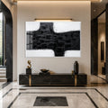 Artronauts Glass Print 18x12 cm | 7.1"x4.7" / White Monochrome Cross Abstraction Glass Wall Art