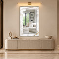 Ivory Gold Marble with white frame