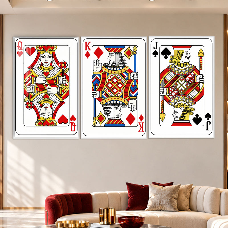 Royal Playing Card with white frame