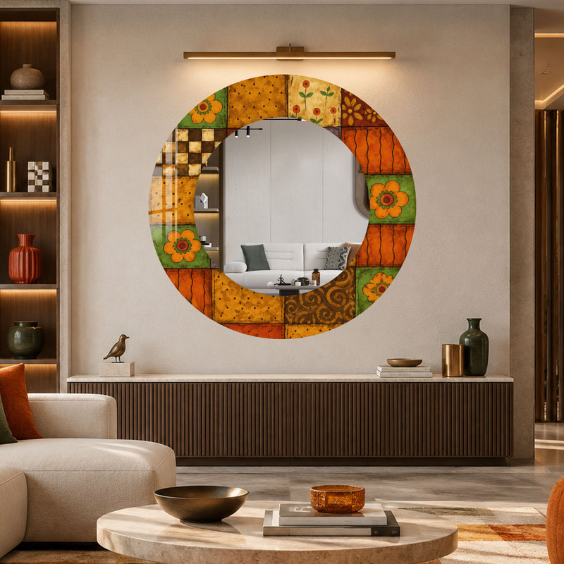 Rustic Floral Patchwork lifestyle view