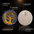 Celestial Tree of Life — tempered glass, ultra HD print, ready to hang