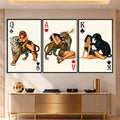Wild Card Glamour with black frame
