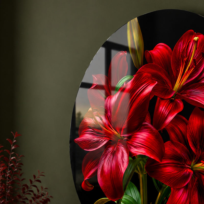 Crimson Lily Bouquet lifestyle view