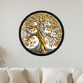 Golden Tree of Life with black frame