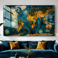 Starry World Map lifestyle view