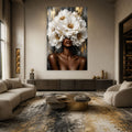 Artronauts Glass Print Crowned in White Glass Wall Art