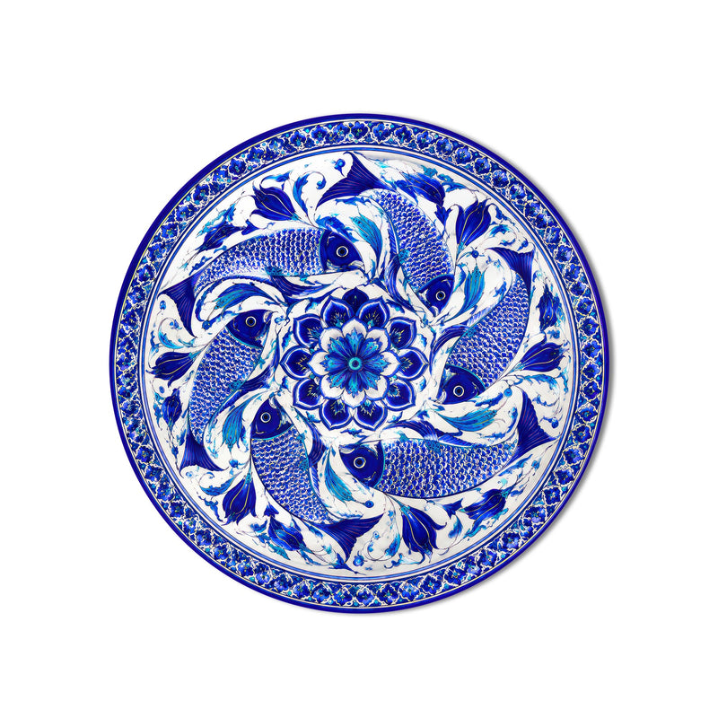 Sapphire Koi Mandala product shot on white background