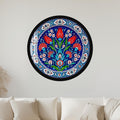 Ottoman Tulip Garden with black frame