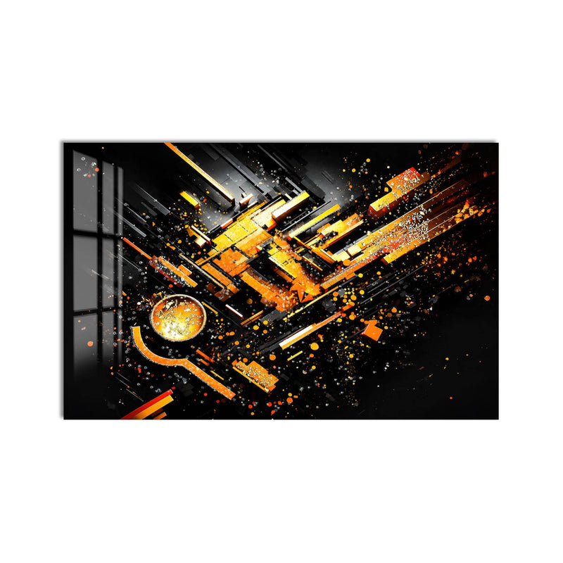 Orange Fragment Burst product shot on white background