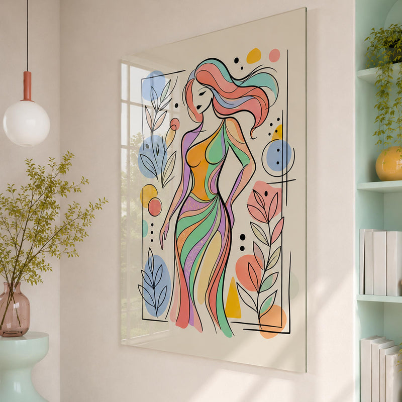 Colorful Feminine Grace lifestyle view