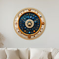 Celestial Orrery with gold frame