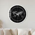 World Navigation Map with white frame