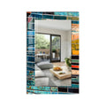 Turquoise Mosaic product shot on white background