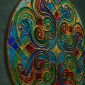 Art Nouveau Enamel Scrollwork lifestyle view