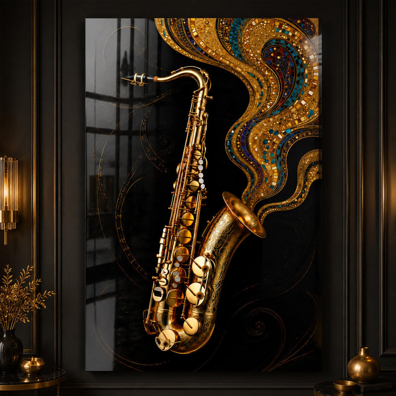 Golden Jazz Saxophone lifestyle view