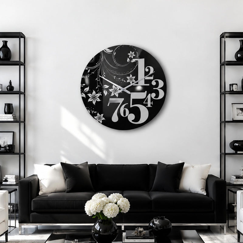 Silver Floral Numerals lifestyle view