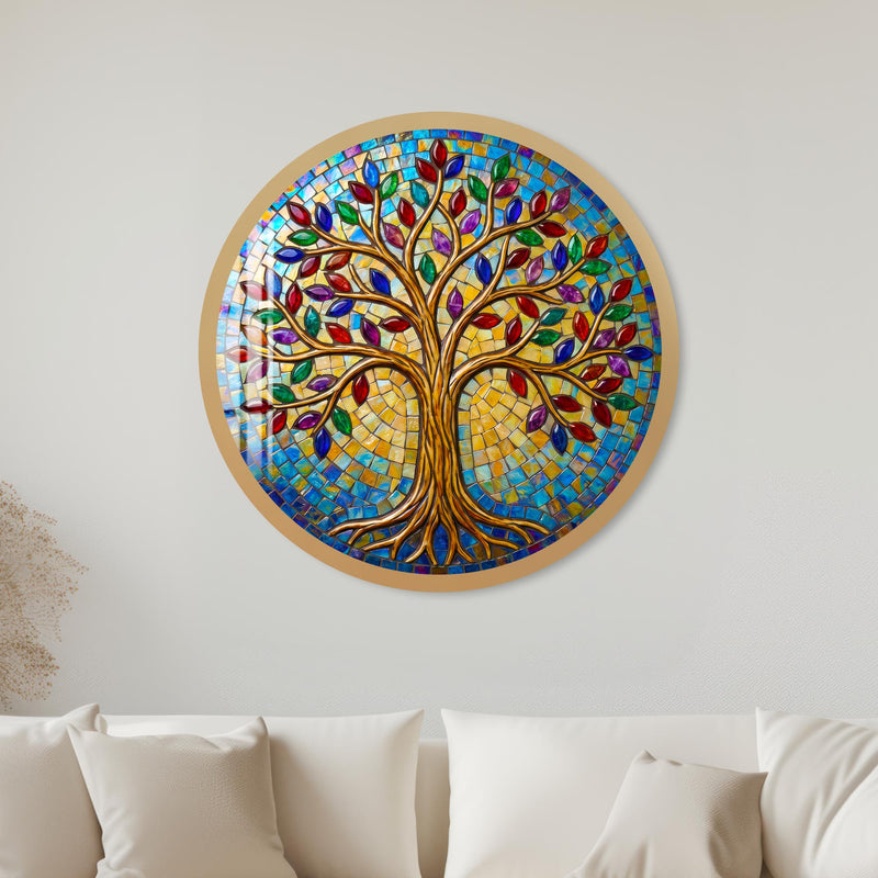 Jewel Tree Of Life II with black frame