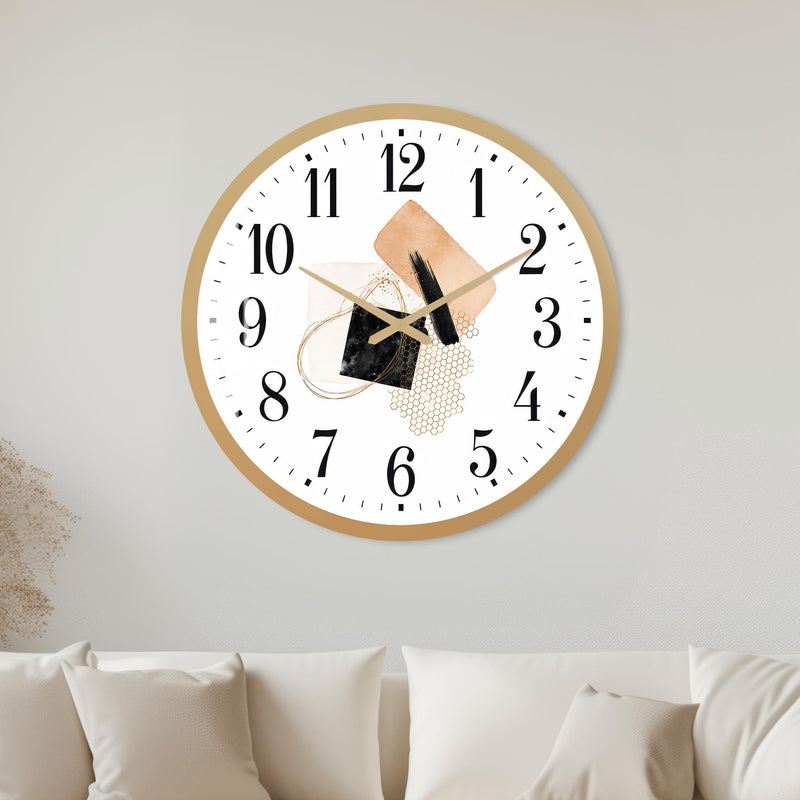 Golden Abstract with gold frame