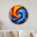 Elemental Vortex with gold frame