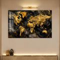 Golden Marble World Map lifestyle view