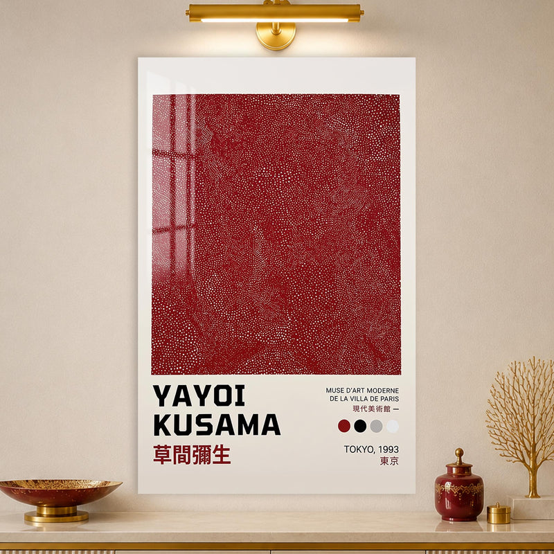 Kusama Crimson Dots lifestyle view