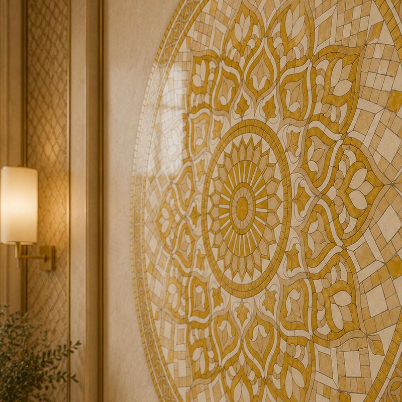 Moroccan Zellige Star Mosaic lifestyle view