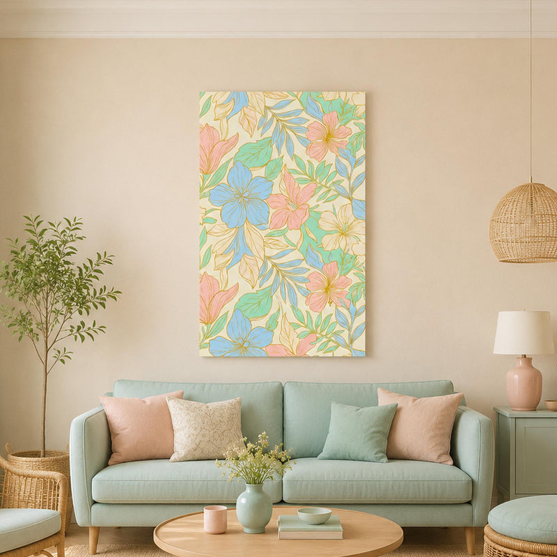 Pastel Garden Blooms lifestyle view