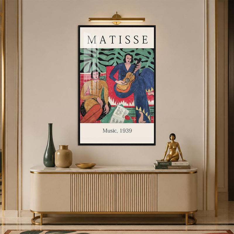 Matisse Music 1939 with black frame