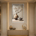 Zen Branch Still Life with white frame