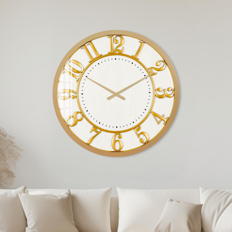 Golden Numerals with gold frame