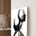Intertwined Human Silhouettes close-up angled detail