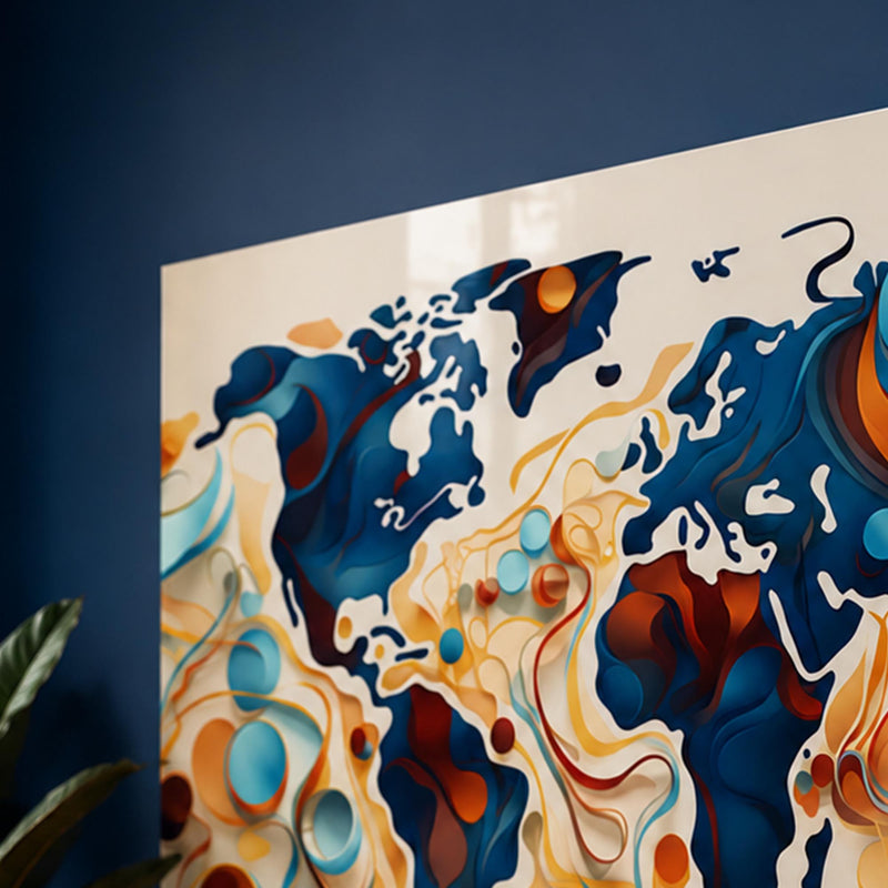 Abstract World Currents lifestyle view