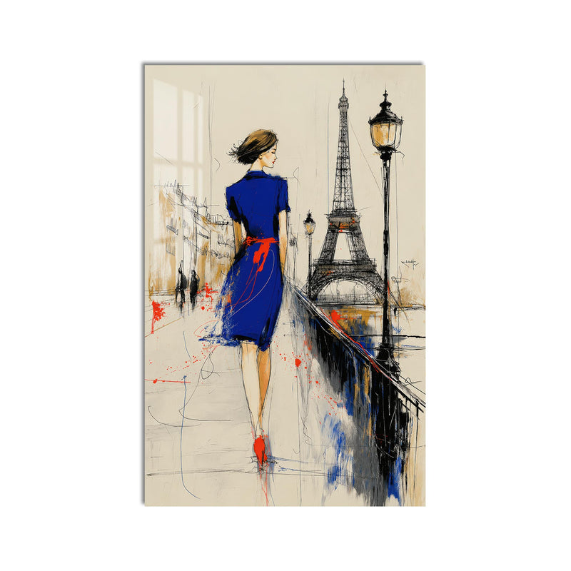 Parisian Blue Elegance product shot on white background