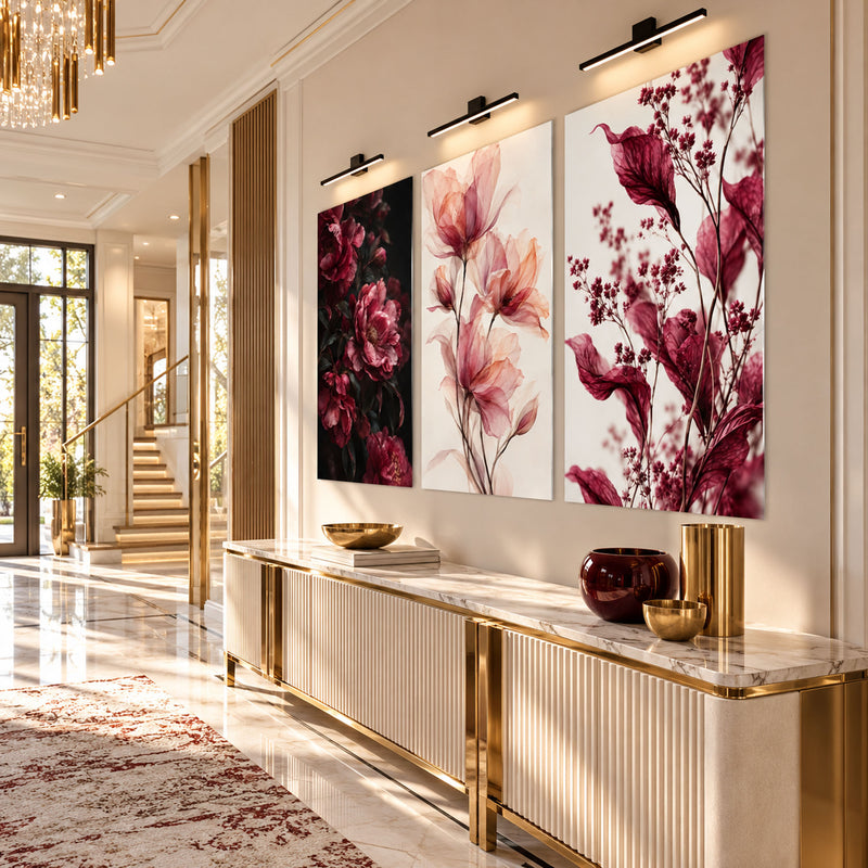 Burgundy Botanical II lifestyle view