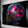 Neon Floral Skull lifestyle view