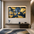 Gilded Hummingbird Dance with gold frame
