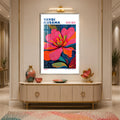 Kusama Floral Reverie with silver frame