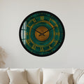 Emerald Gold Rings with black frame