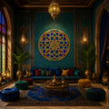 Jewelled Stained Glass Mandala lifestyle view