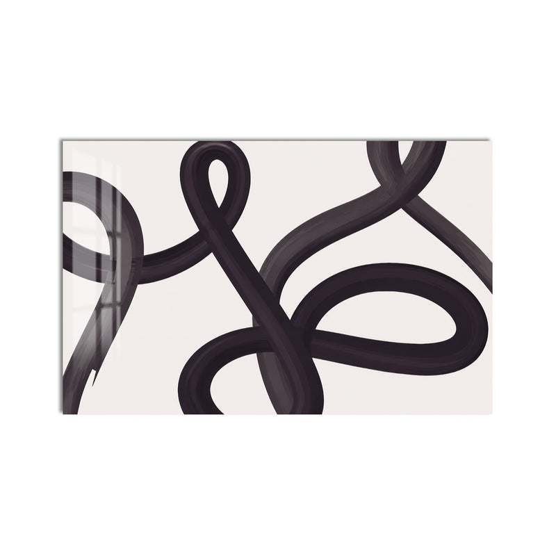 Plum Ribbon Loops product shot on white background