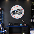 Blue Sports Car lifestyle view