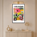 Kusama Floral Tokyo with black frame