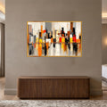 Urban Glow Reflections with gold frame
