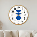 Blue Balance with gold frame