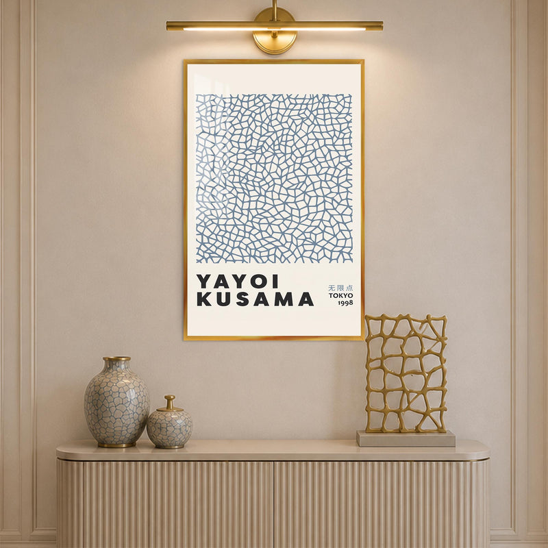 Infinite Tokyo Lines with gold frame