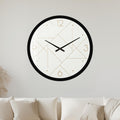 Ivory Gold Geometry with black frame
