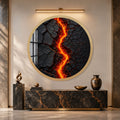 Molten Earth Rift with gold frame
