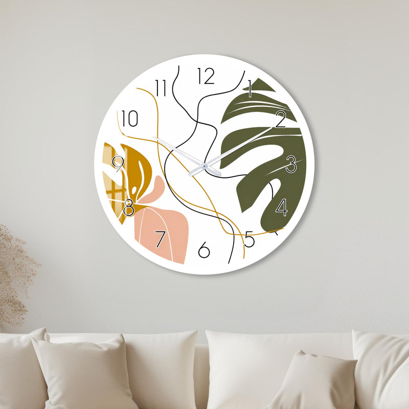 Botanical Linework with white frame